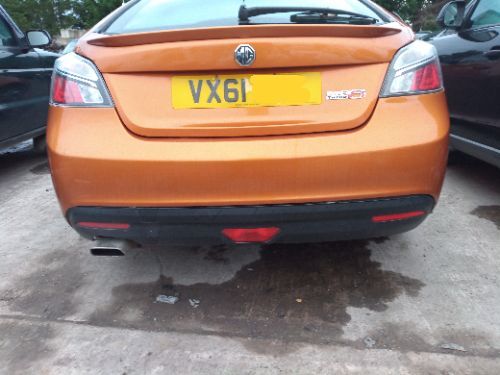 MG 6 S GT MK1 (550) ORANGE REAR BUMPER 2011-2012
