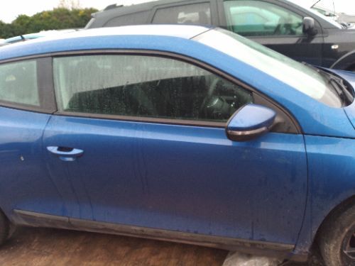 VOLKSWAGEN SCIROCCO TSI MK3 (1K8) DRIVER OFFSIDE BARE DOOR 2008-2013