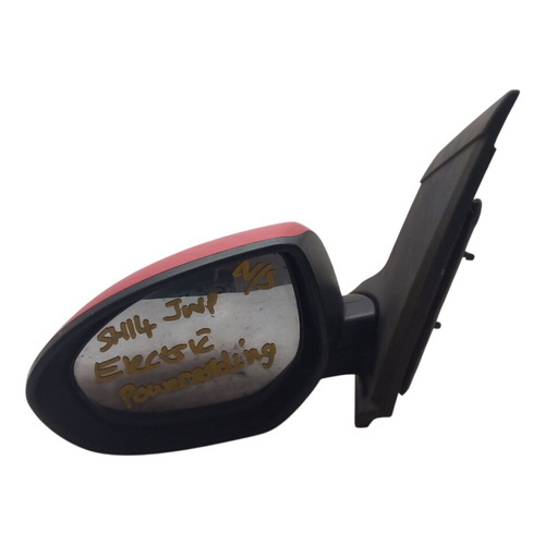 MAZDA 2 TAMURA MK2 PASSENGER SIDE POWER FOLD RED MIRROR 2010-2015