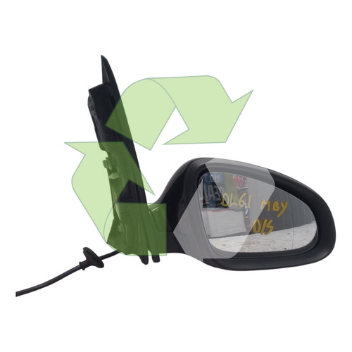 VAUXHALL ASTRA MK6 DRIVER SIDE O/S MIRROR CARBON FLASH 2009-2012
