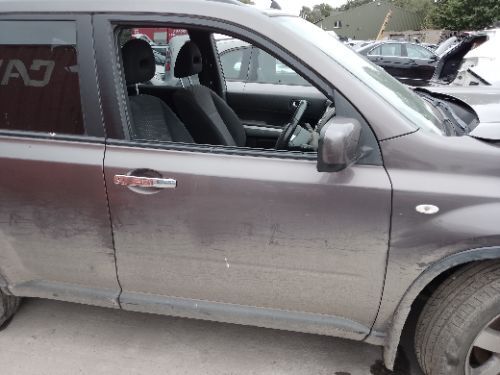 NISSAN X-TRAIL MK2 DRIVER O/S FRONT BARE DOOR IRIDIUM GRAPHITE (K55) 2007-2014