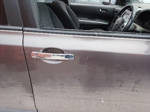 NISSAN X-TRAIL MK2 DRIVER O/S FRONT BARE DOOR IRIDIUM GRAPHITE (K55) 2007-2014