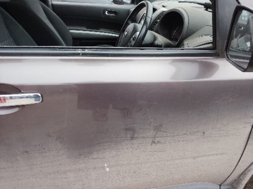 NISSAN X-TRAIL MK2 DRIVER O/S FRONT BARE DOOR IRIDIUM GRAPHITE (K55) 2007-2014