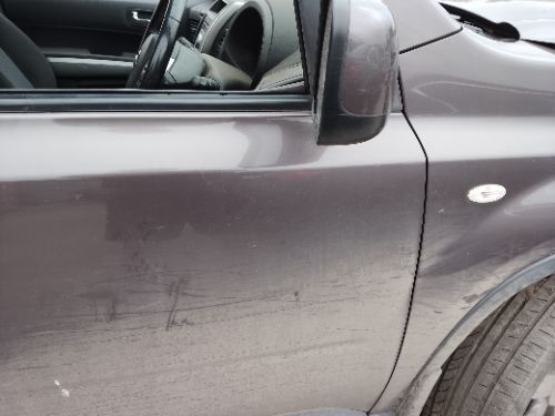 NISSAN X-TRAIL MK2 DRIVER O/S FRONT BARE DOOR IRIDIUM GRAPHITE (K55) 2007-2014