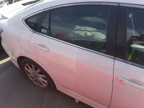 MAZDA 6 D TS2 MK2 DRIVER OFFSIDE REAR DOOR WHITE PEARL 34K 2010-2012
