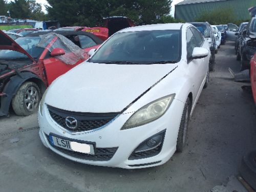MAZDA 6 D TS2 MK2 DRIVER OFFSIDE REAR DOOR WHITE PEARL 34K 2010-2012