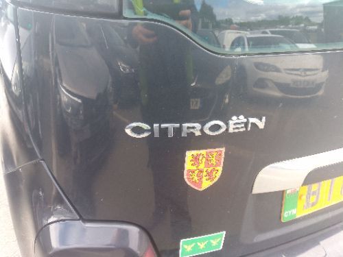 CITROEN C3 PICASSO MK1 EXL OBSIDIAN BLACK TAILGATE 2009-2010