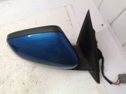 JAGUAR X-TYPE S X409 DRIVER SIDE O/S MIRROR LAZULI BLUE 2008-2009